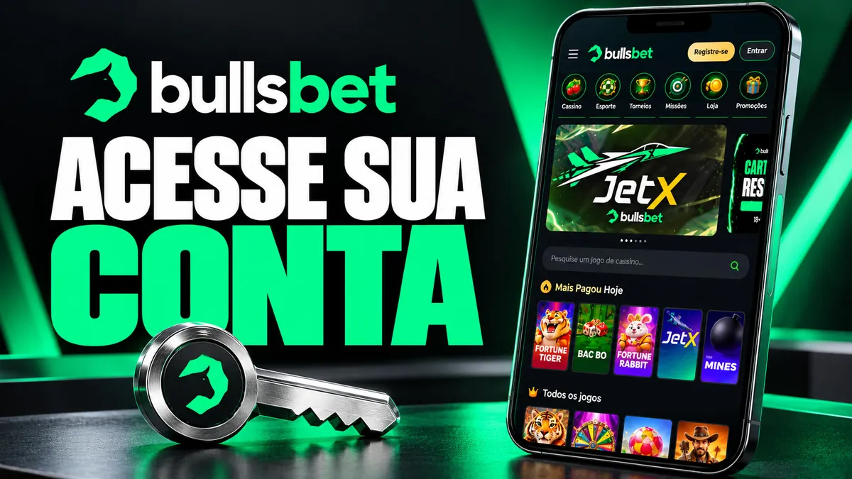 Bullsbet login pelo e-mail e senha