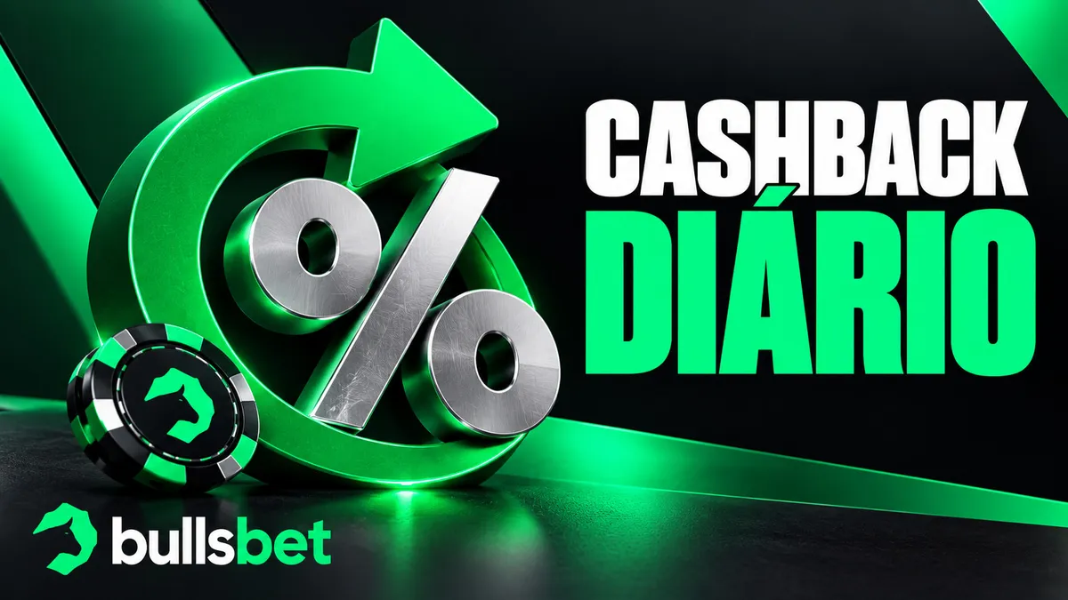 Cashback Bullsbet de até 25% nos jogos participantes