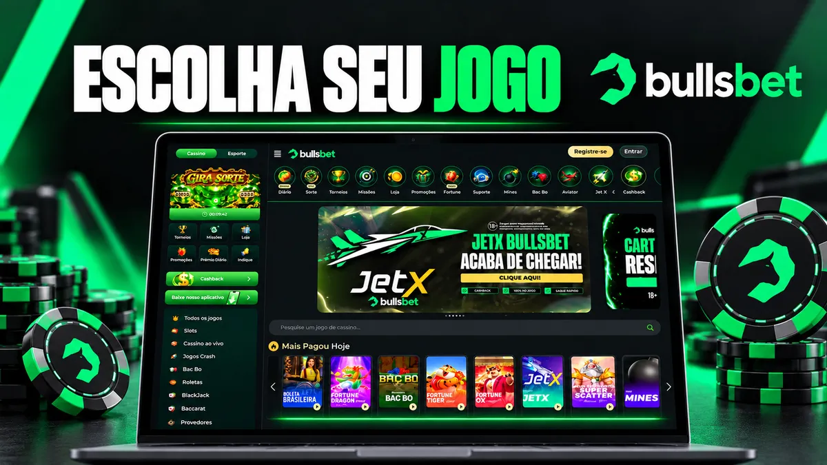Jogos para explorar no Bullsbet Casino